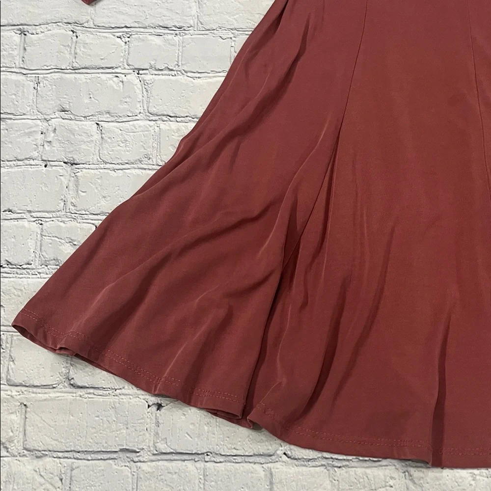 Rust Red Flowy Dress - Picture 4 of 13